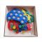 Машинки мозаика деревянная развивающая игрушка для детей