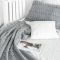 Комплект LILIAN серый: покрывало и наволочки