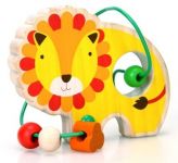 Лев лабиринт деревянный серпантинка