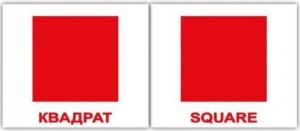 Форма/Shape Вундеркинд с пеленок обучающие мини карточки с транскрипцией для детей 98х83 мм 20 шт.