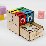 Фрукты комодик-куб деревянный сортер