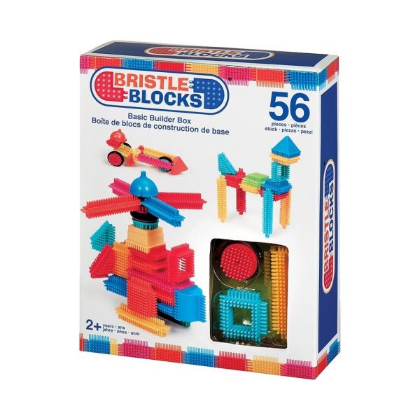 Конструктор игольчатый 56 деталей в коробке Bristle Blocks