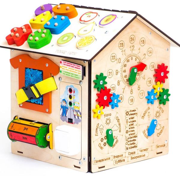 Бизидом Светофор YOSHA TOYS по методике Монтессори