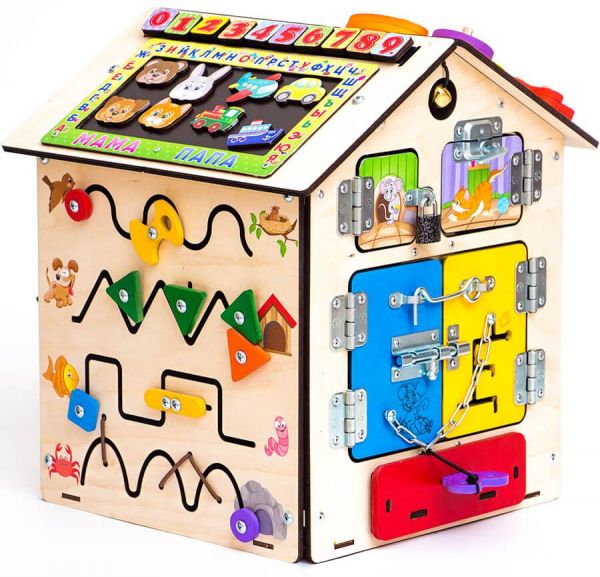 Бизидом Светофор YOSHA TOYS по методике Монтессори