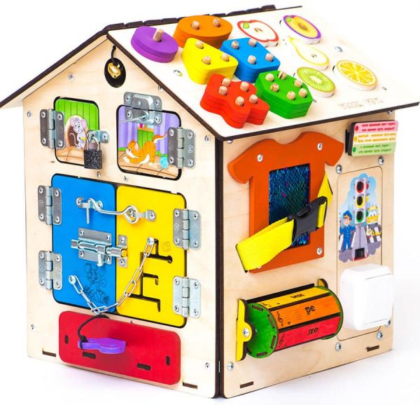 Бизидом Светофор YOSHA TOYS по методике Монтессори