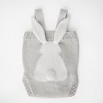 APERO детское боди LITTLE BUNNY серое