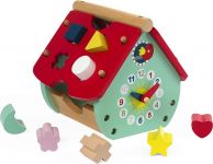 Сортер Домик с часами Janod