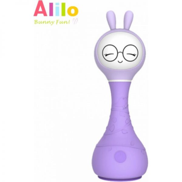 Фиолетовый Зайка alilo R1 Музыкальная игрушка