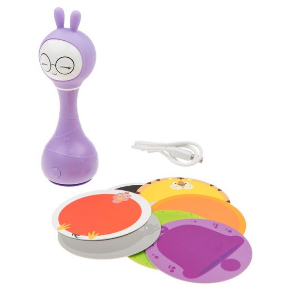 Фиолетовый Зайка alilo R1 Музыкальная игрушка
