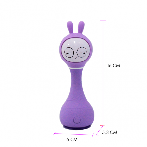 Фиолетовый Зайка alilo R1 Музыкальная игрушка