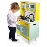 Кухня деревянная напольная Happy Day с аксессуарами