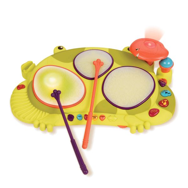 Музыкальная игрушка мульти-барабан Лягушка B.Toys (Battat) 