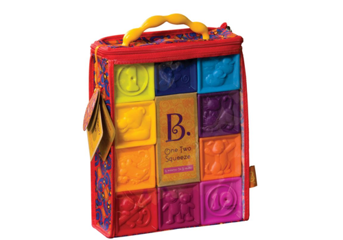 Мягкие кубики B.Toys (Battat) One Two Squeeze
