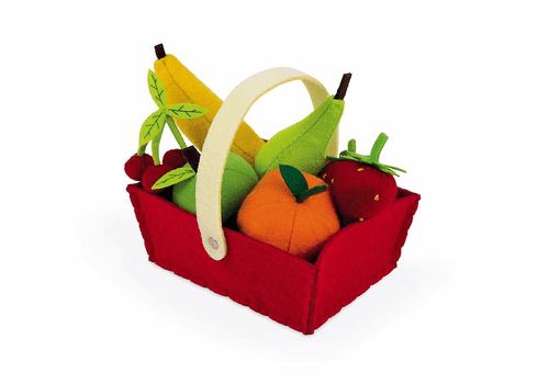 Набор фруктов в корзинке: 8 предметов Janod