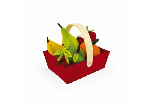 Набор фруктов в корзинке: 8 предметов Janod
