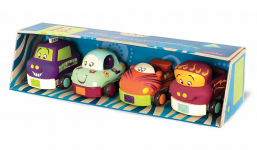 Набор инерционных машинок B.Toys (Battat) 4 шт