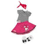 Комплект одежды для куклы с юбкой с пуделем Our Generation