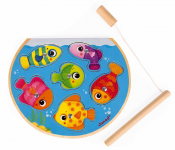 Пазл Рыбалка магнитный: 6 рыбок, 1 удочка