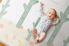Двухсторонний коврик Bubble play 235x140x4 см (Кактусы/Клетка)