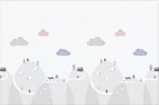 Двухсторонний коврик Bubble play 190x130x4 см (Холмы)