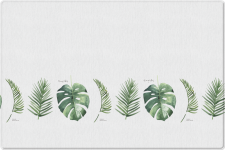 Двухсторонний коврик Pure Soft 190x130x1.2 см (Монстера/Холмы)