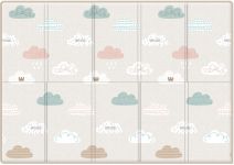 Складной коврик Sillky Portable 200х140х1 см (Облачка)