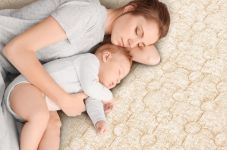 Компактный согревающий матрас Parklon  160x140 см (Бежевый)