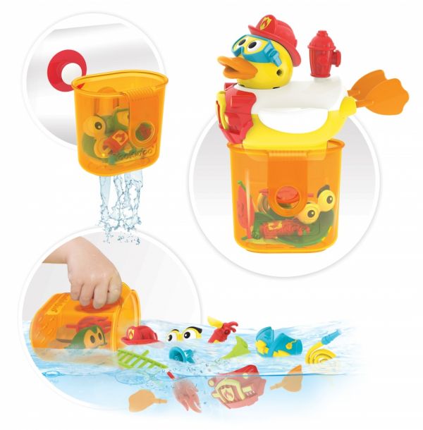 Yookidoo игрушка водная Утка-пожарный с водометом и аксессуарами