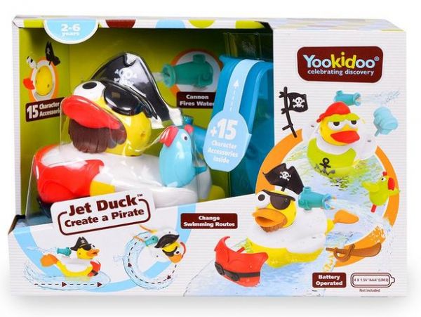 Yookidoo игрушка водная Утка-пират с водометом и аксессуарами