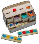 Волшебный комодик геометрические фигуры деревянный сортер