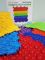 Радуга 7 пазлов набор №4 развивающий детский массажный ортопедический модульный коврик орто пазл