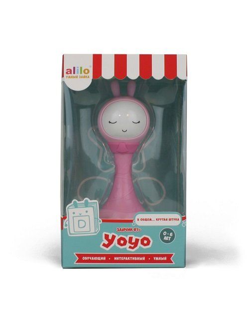 Музыкальная игрушка. Умный зайка alilo R1+ YoYo розовый